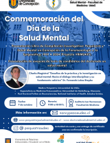 Imagen Invitación y Programa – Conmemoración del Día de la Salud Mental